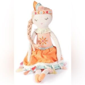 Mon Ami Claire Bohemian Princess Plush Tribal Heirloom Doll 25”